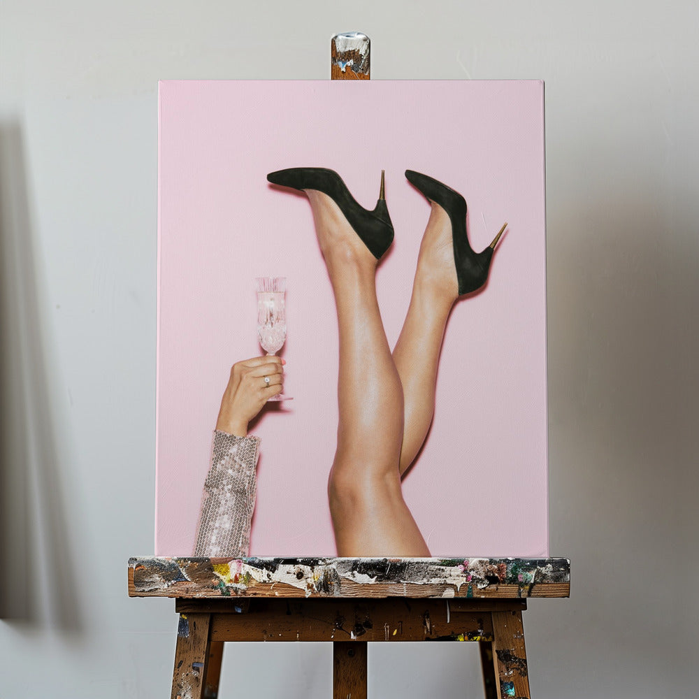 Tacones de discoteca Cheers | Impresiones en Lienzo