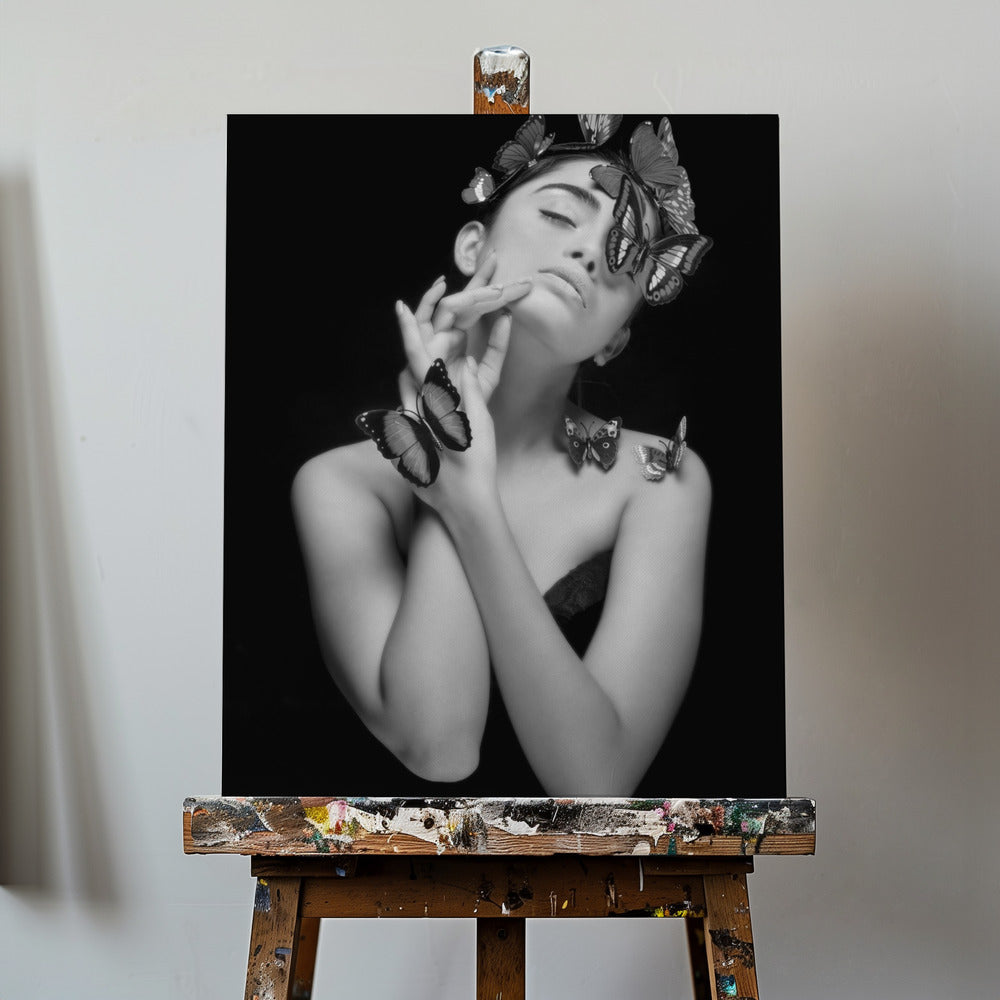 ELEGANSSIN INTOHIMO YKSIVÄRISESSÄ VÄRISÄ | Canvastaulut