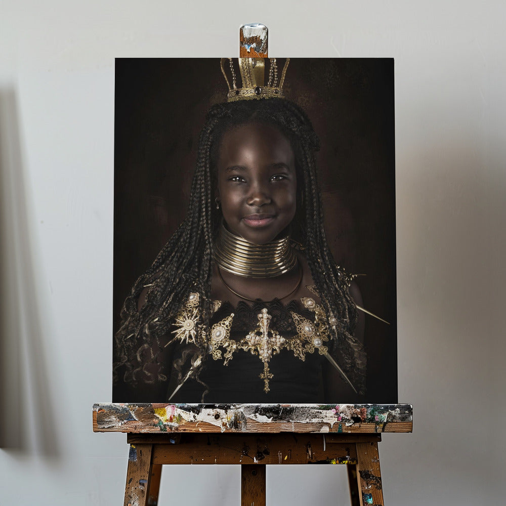 Chica dorada | Impresiones en Lienzo