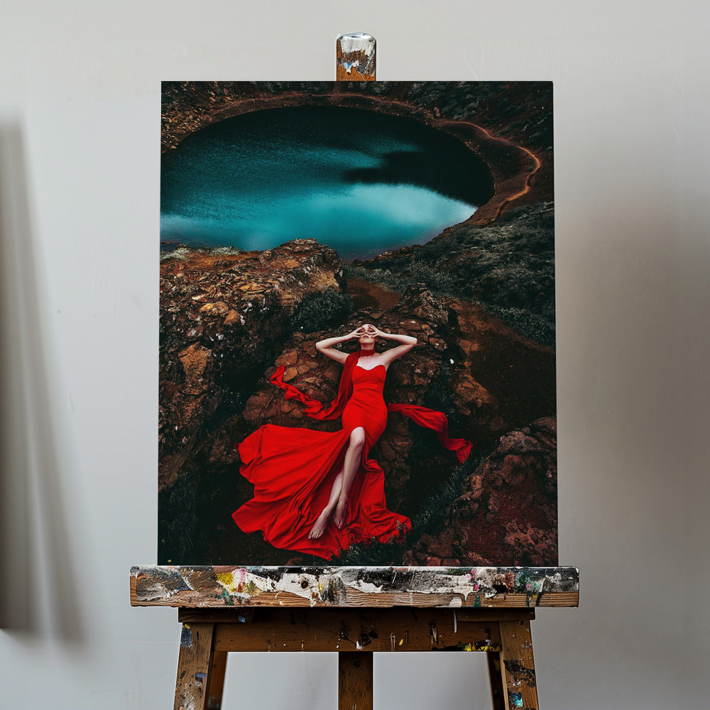 Brasa junto al abismo | Impresiones en Lienzo