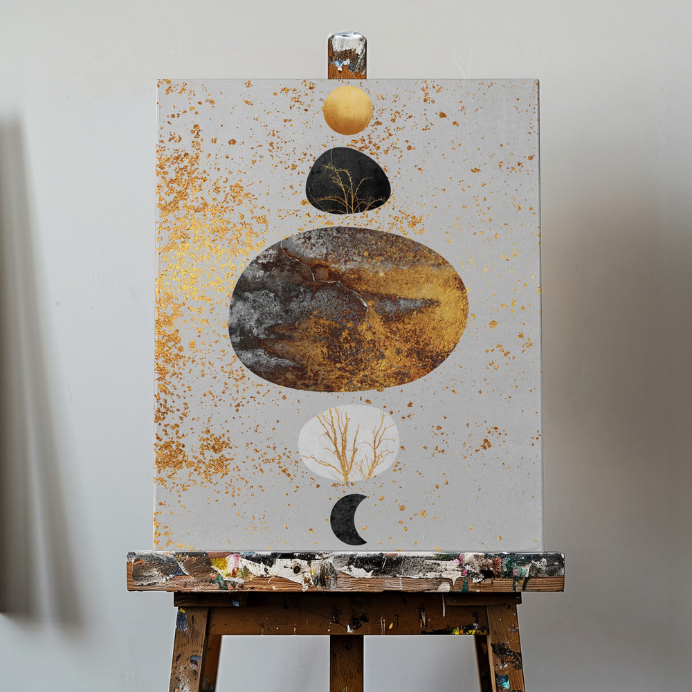 Sonne und Mond | Leinwand-Bilder