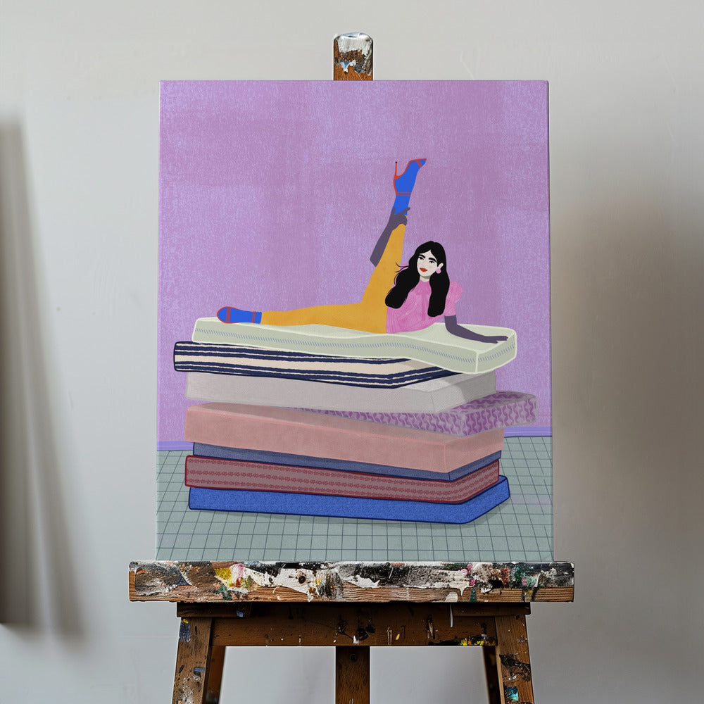 Heben Sie Ihr Bein zum Kopf | Leinwand-Bilder