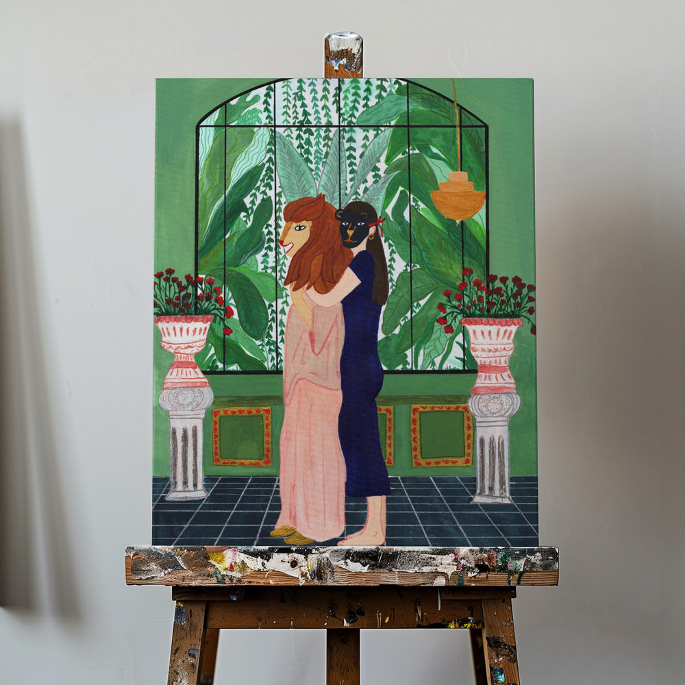 Löwenmama | Leinwand-Bilder