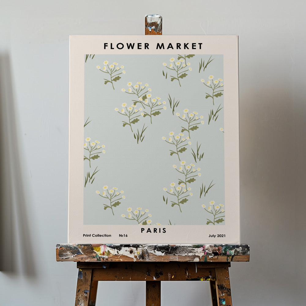 Kukkamarkkinat Pariisissa | Canvastaulut