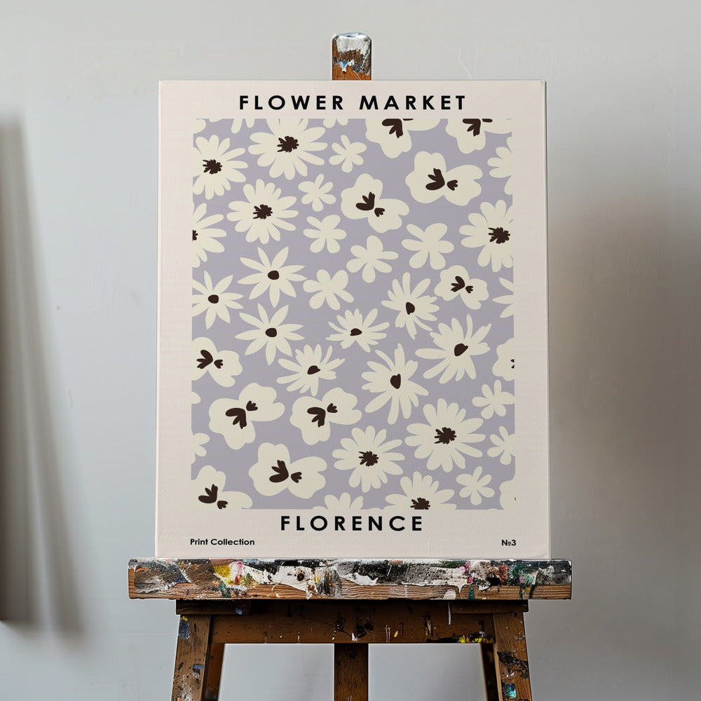 Blumenmarkt Florenz | Leinwand-Bilder