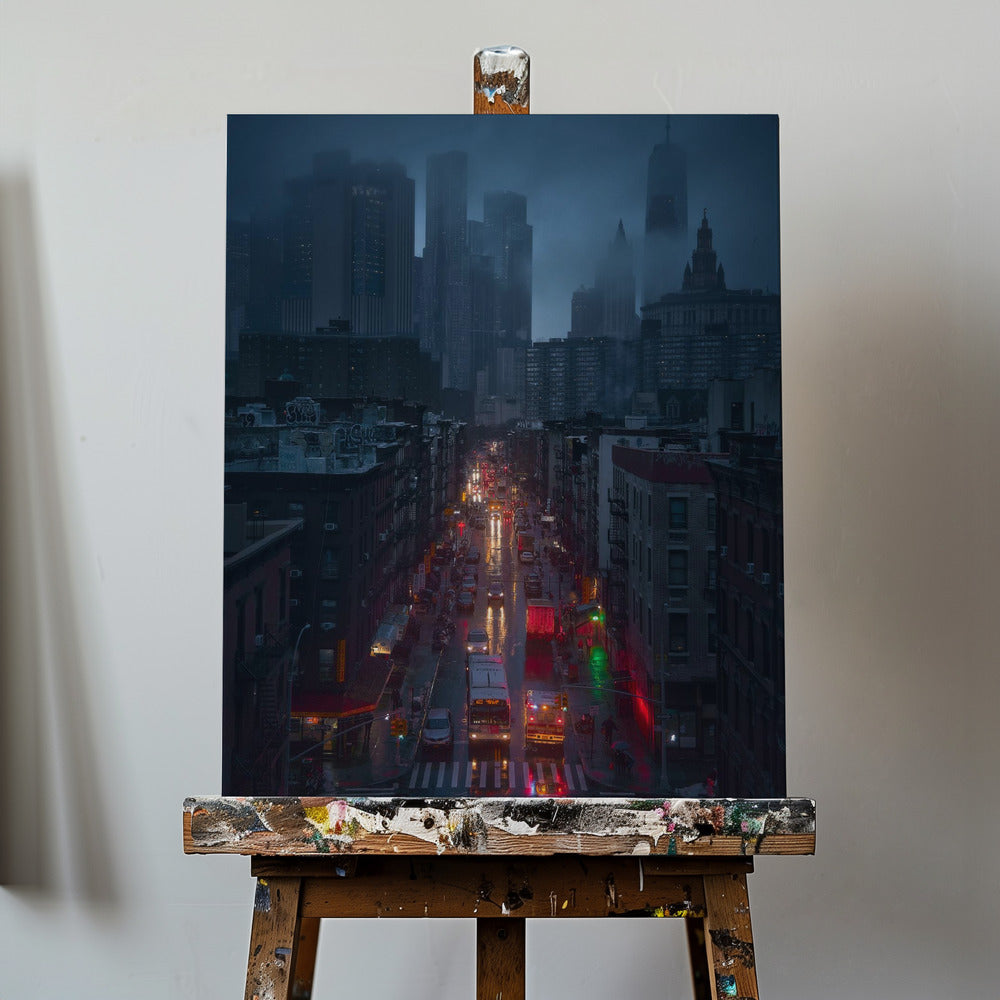 Deszcz w Chinatown | Wydruki na łótnie