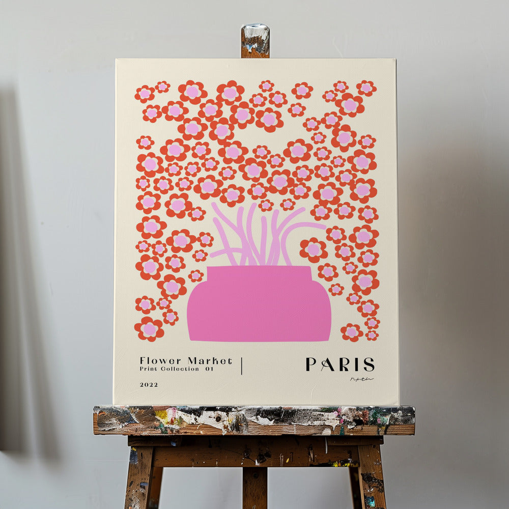 Blumenmarkt. Paris | Leinwand-Bilder