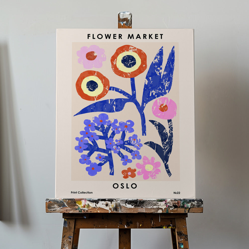 Flower Market. Oslo | Canvas