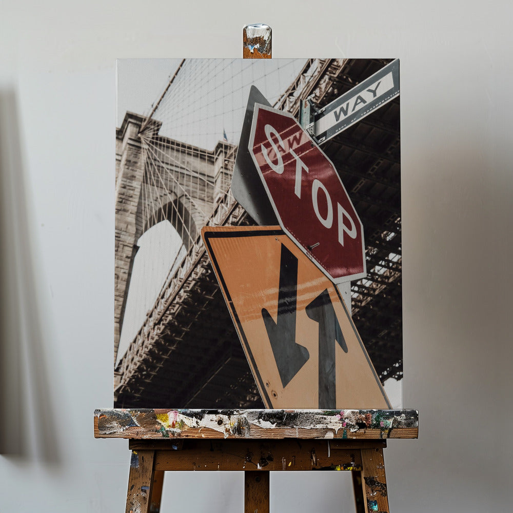 Przystanek Most Brookliński | Wydruki na łótnie