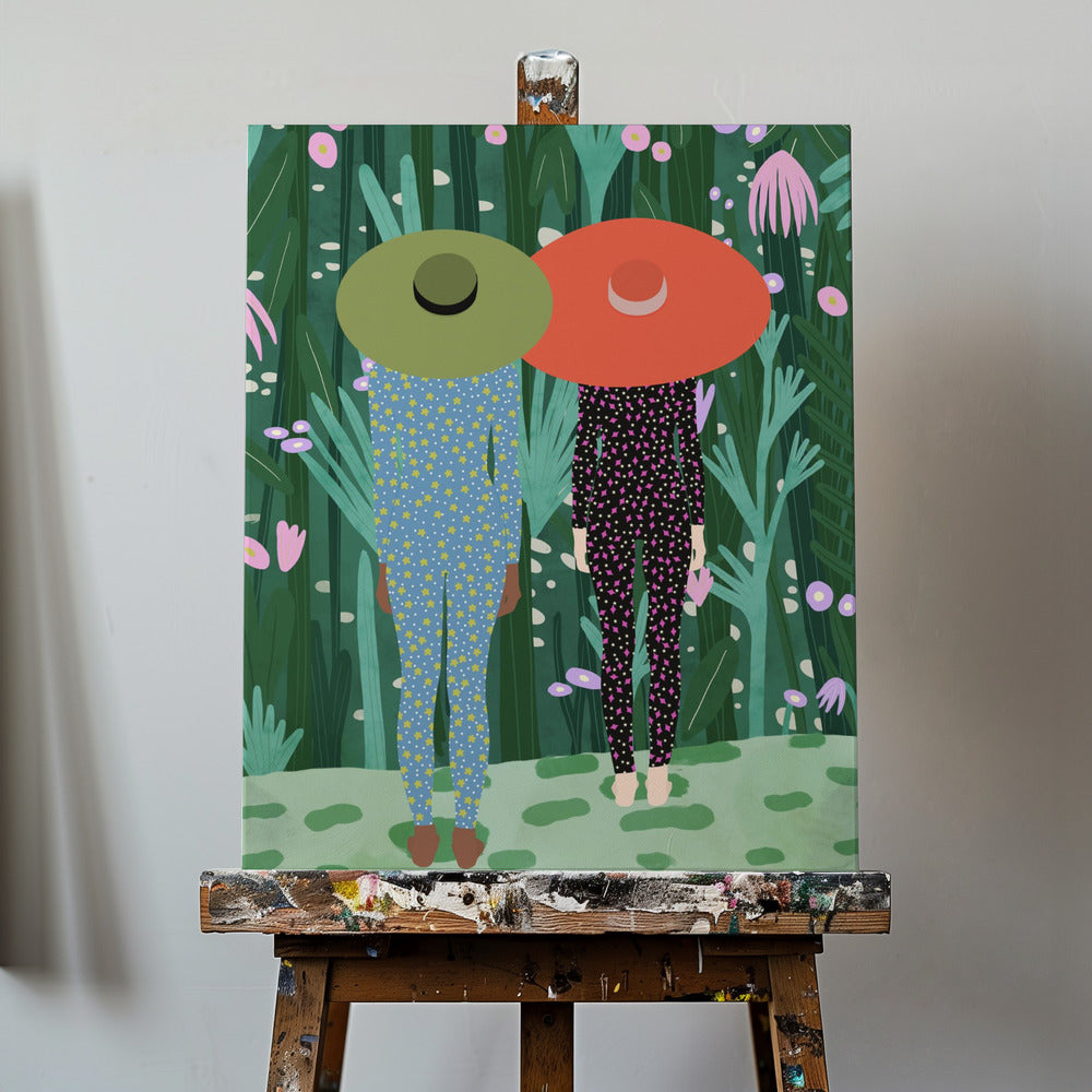 Dschungel-Pyjama | Leinwand-Bilder