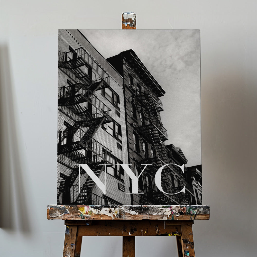 NYC-Feuerleitern 2 | Leinwand-Bilder