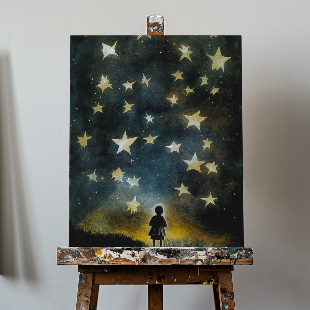 Regarde les étoiles | Tableaux sur Toile