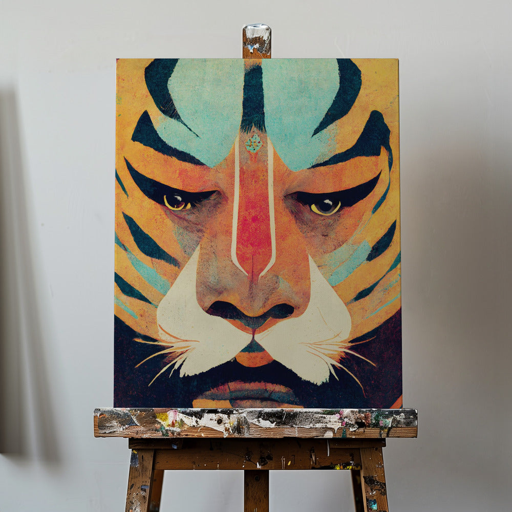 Silny Tygrys | Wydruki na łótnie