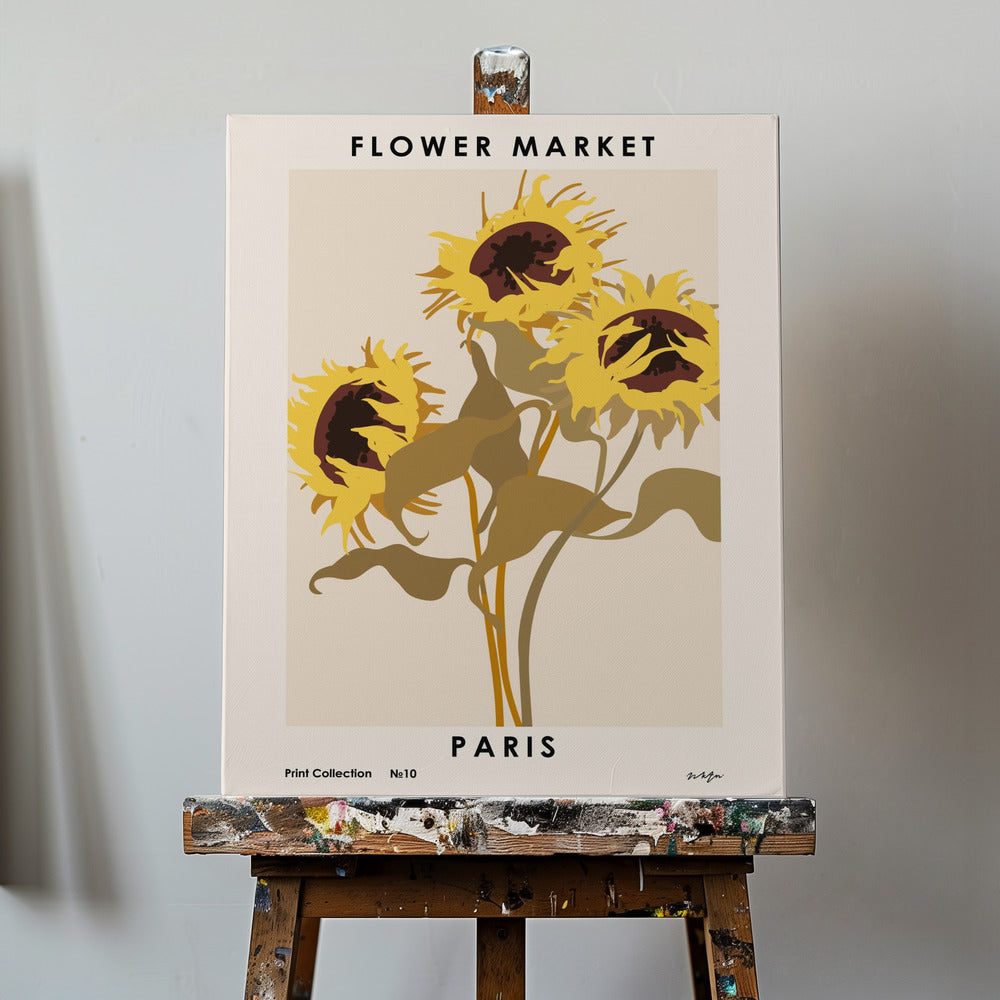 Blumenmarkt. Paris | Leinwand-Bilder