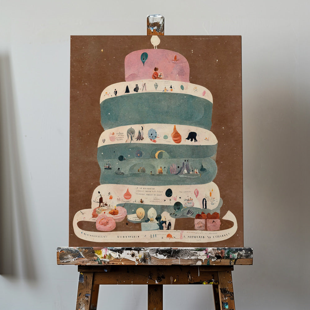 Ensimmäinen syntymäpäiväni | Canvastaulut