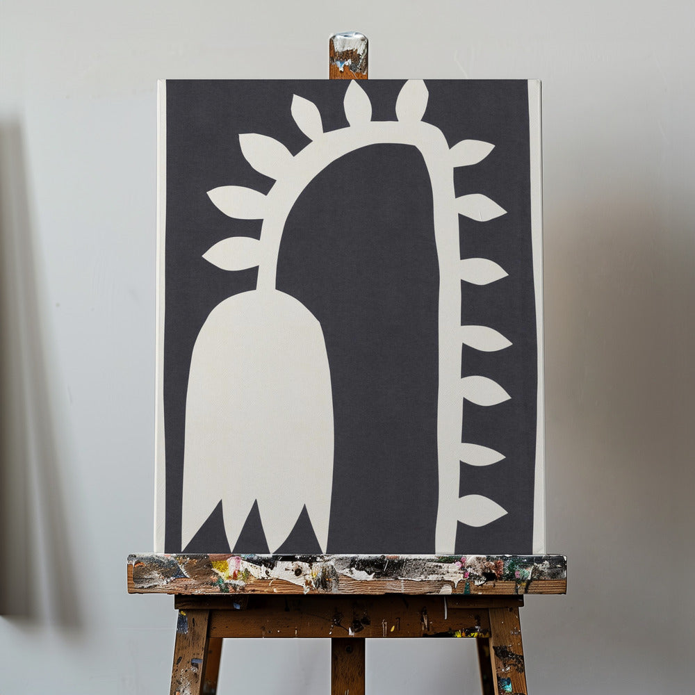 Schwarze Tulpe Nr. 2 | Leinwand-Bilder