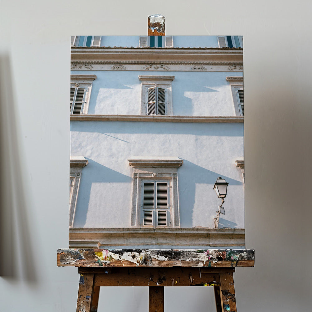 Blautöne von Rom – Italien-Reisefotografie || | Leinwand