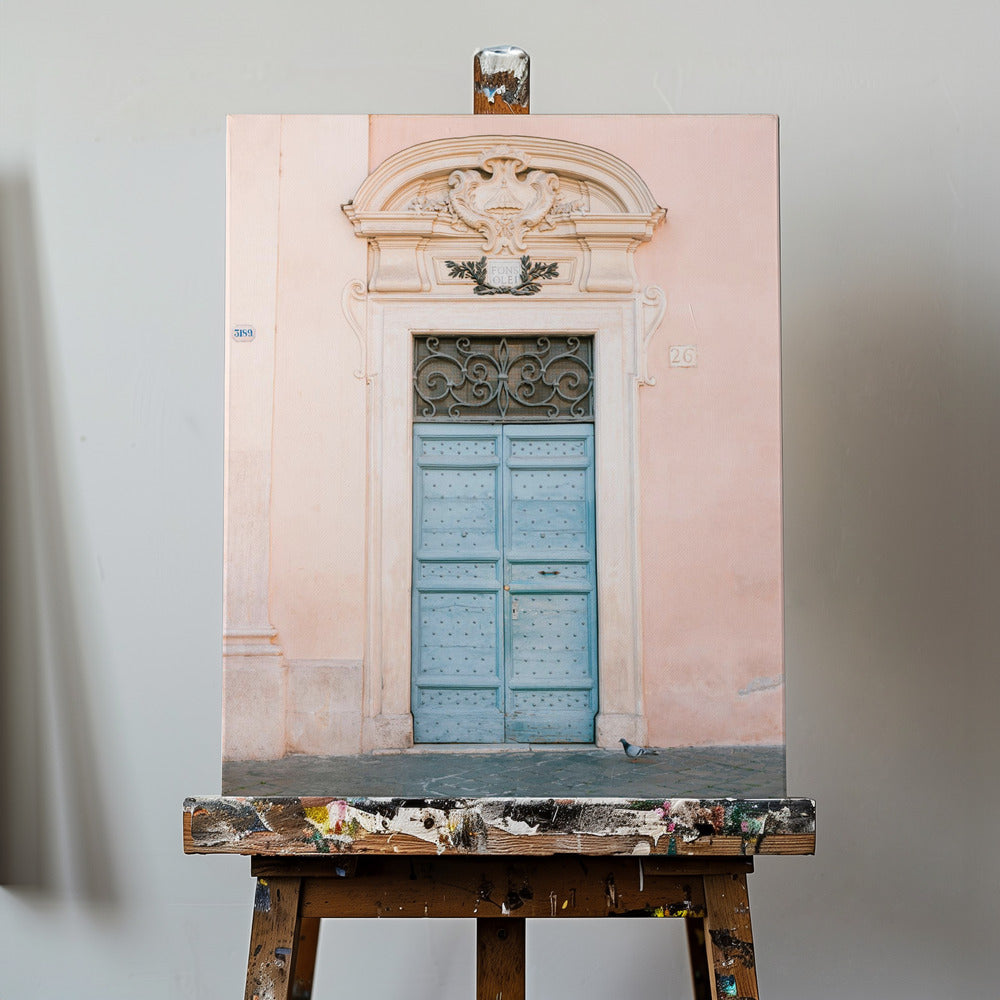 Pastel Trastevere – Reisefotografie in Rom, Italien | Leinwand-Bilder