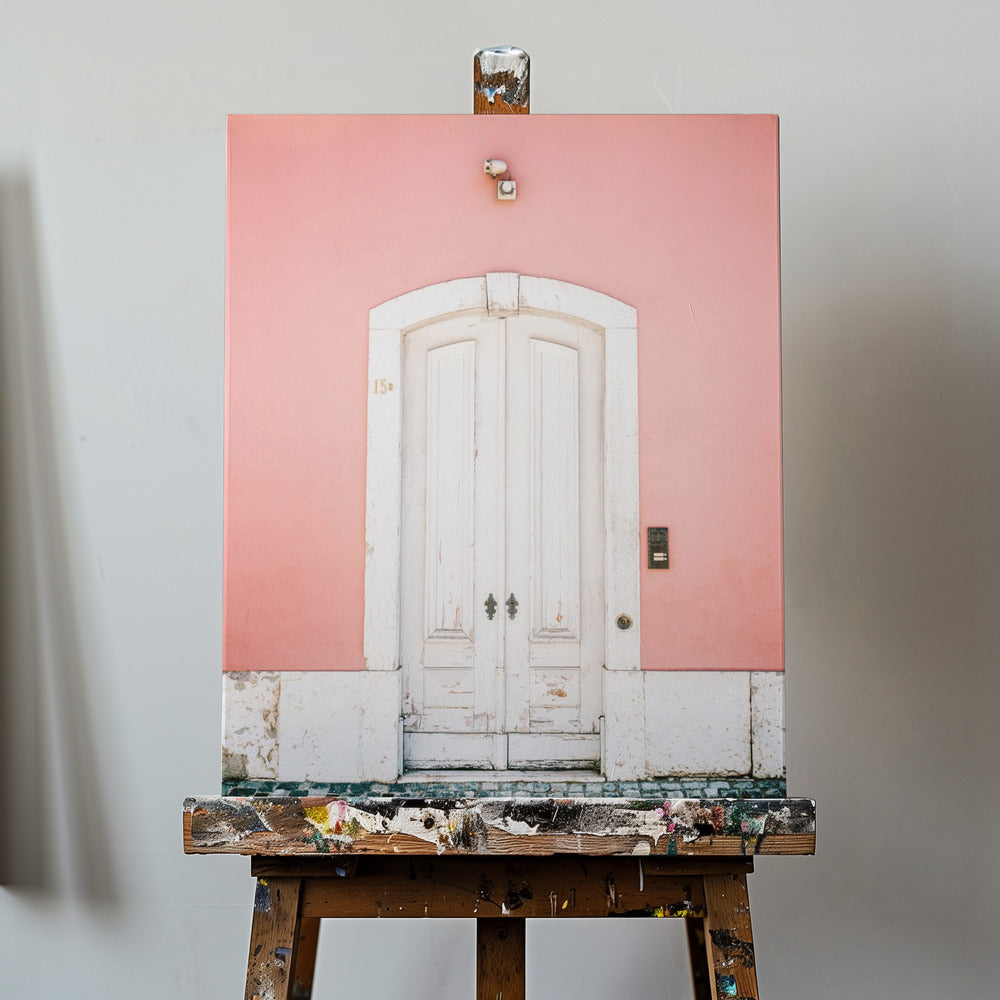 Den vita dörren Lissabon | Canvas