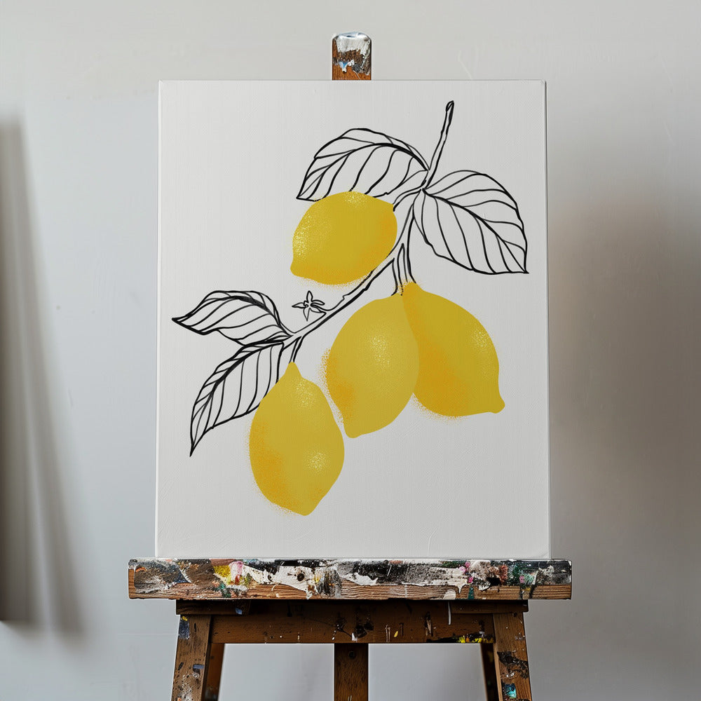 Zitronen | Leinwand-Bilder