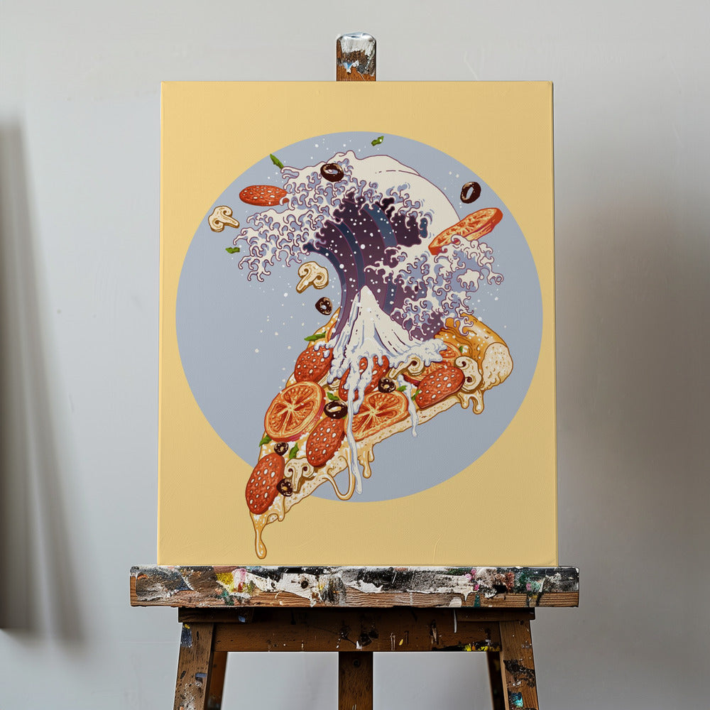 Kanagawan pizza | Canvastaulut