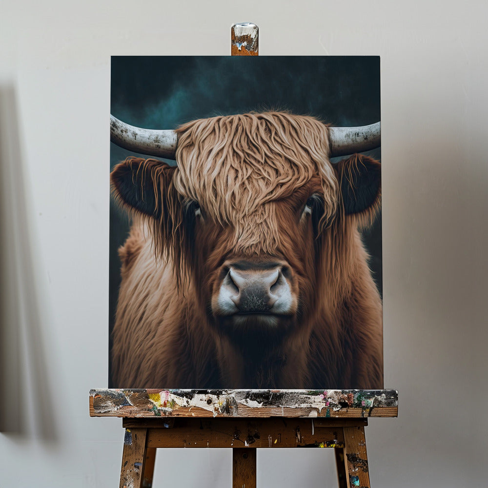 Ylämaan lehmä | Canvastaulut
