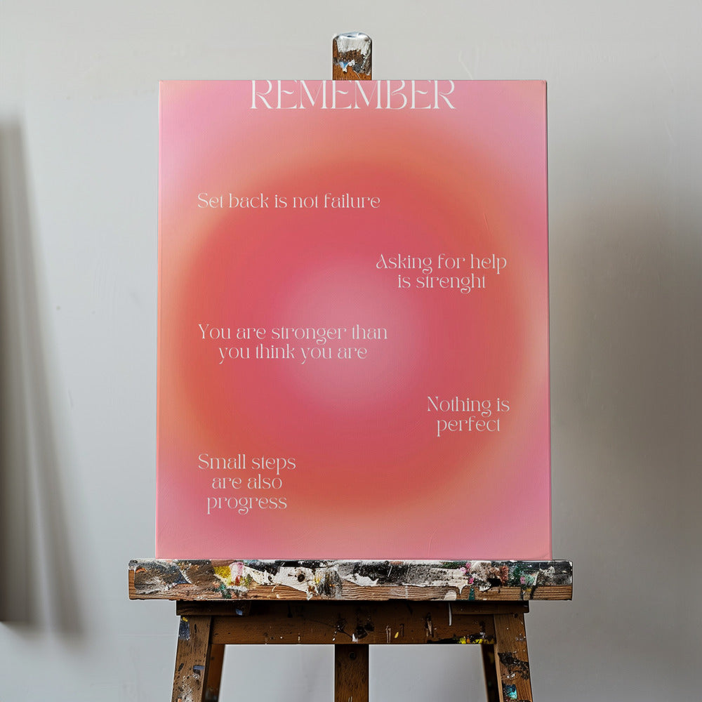 Motivational Aura Poster | Canvas