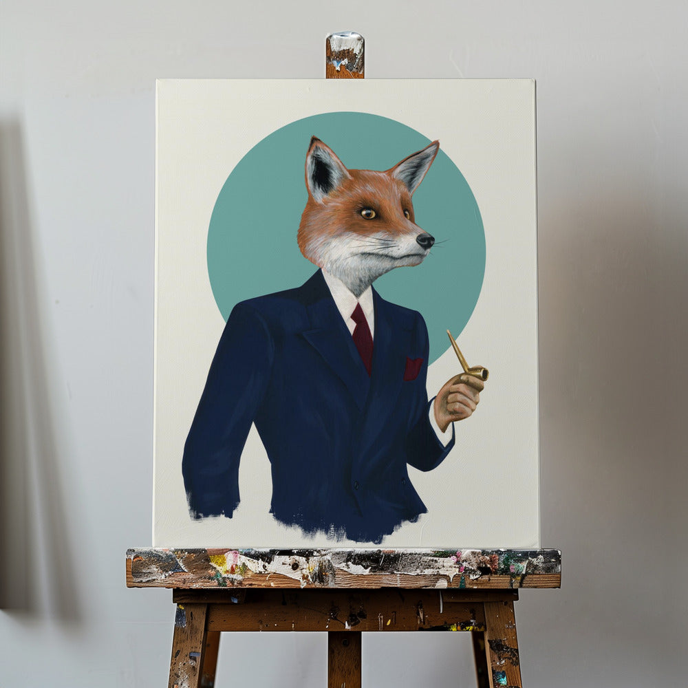 Herr Fuchs | Leinwand-Bilder