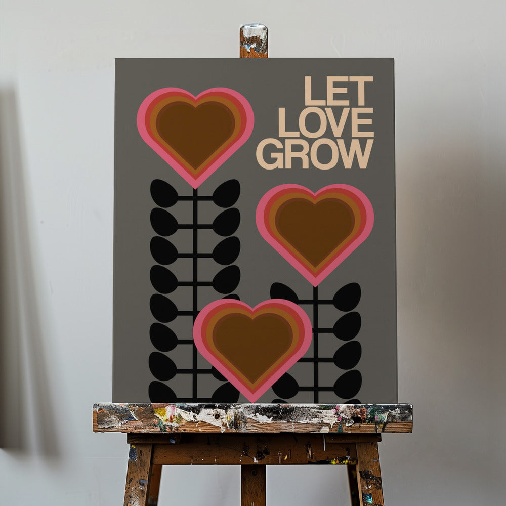 Anna rakkauden harmaantua | Canvastaulut