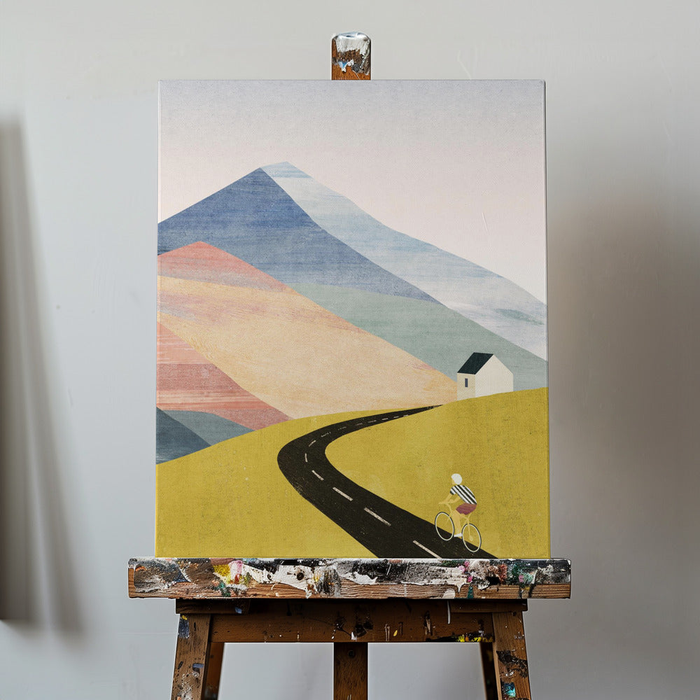 Radfahren nach Hause | Leinwand-Bilder