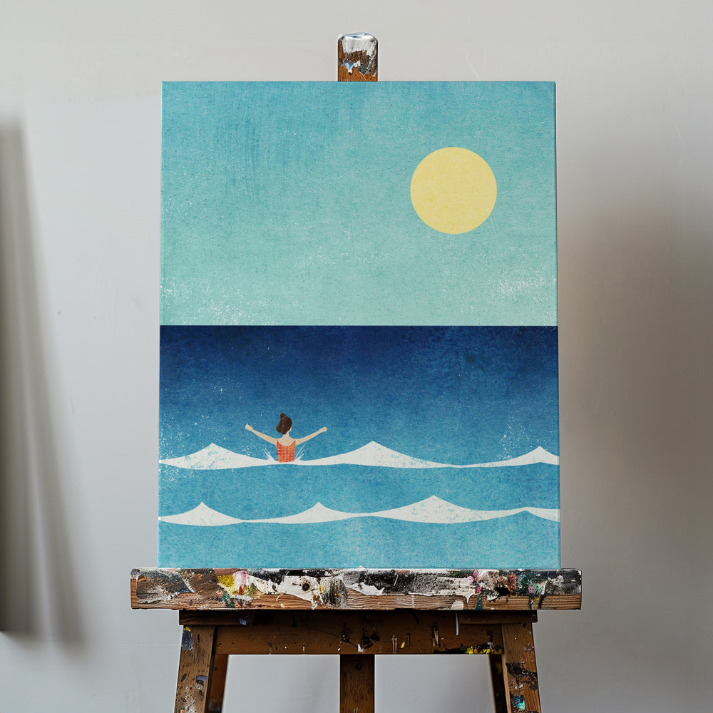 Schwimmen im Meer ii | Leinwand-Bilder