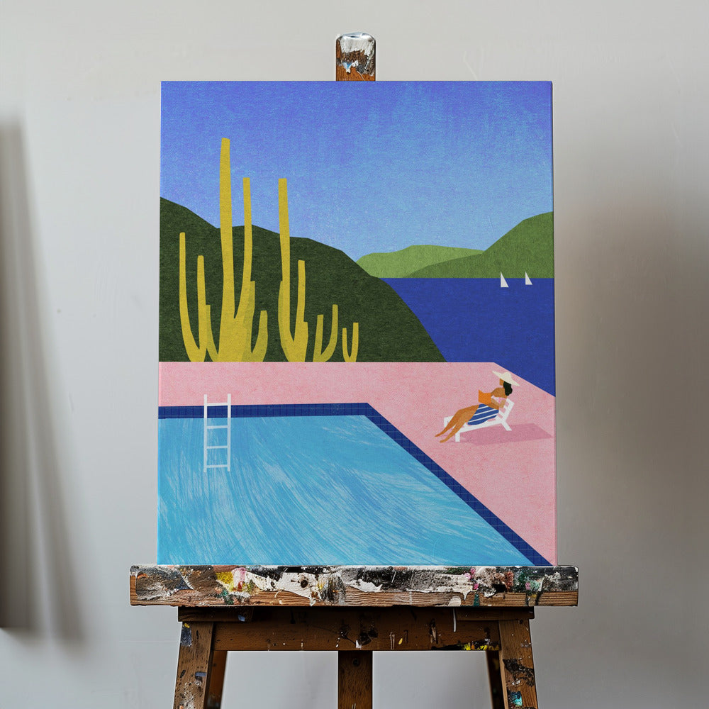 Schwimmbad | Leinwand-Bilder