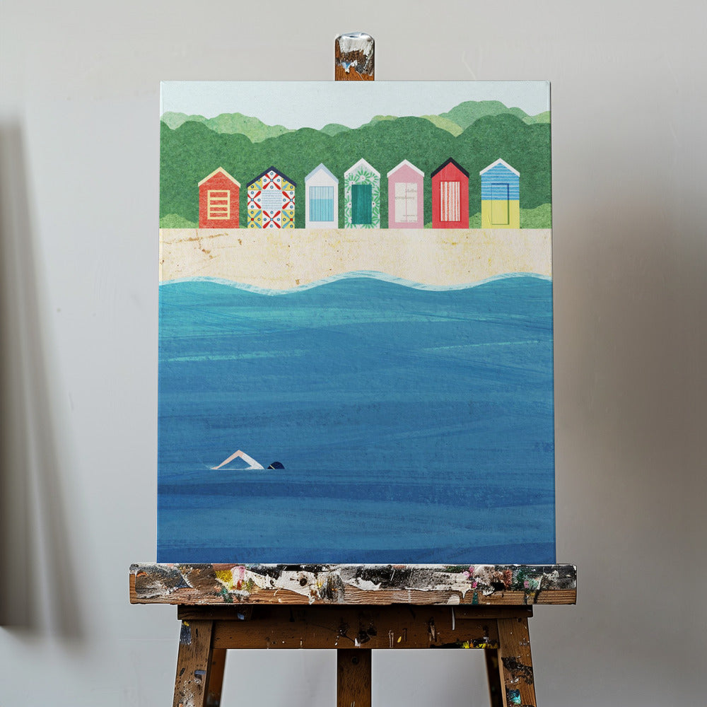 Strandhütten | Leinwand-Bilder