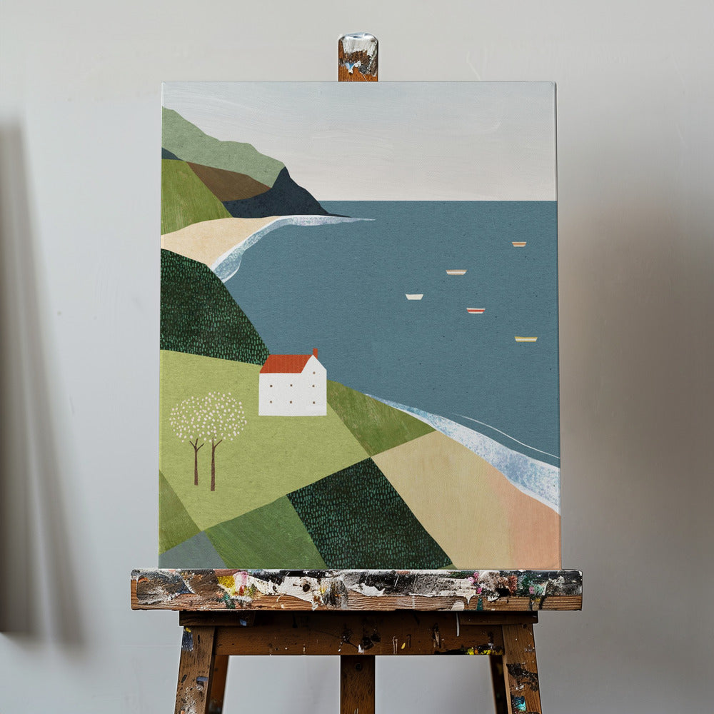 Haus auf der Klippe | Leinwand-Bilder