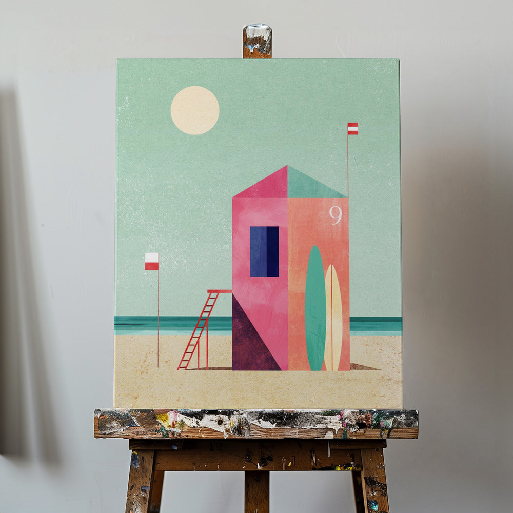 Surfhütte | Leinwand-Bilder