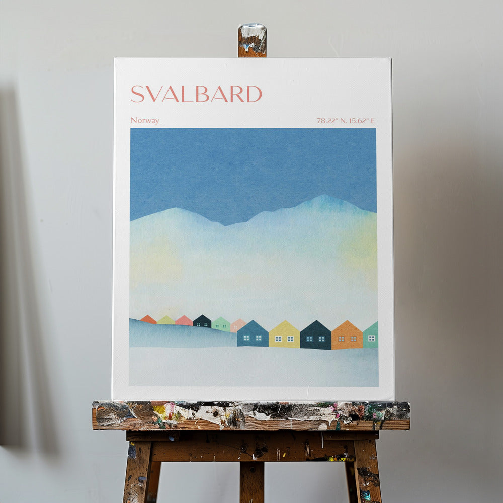 Huippuvuoret, Norja | Canvastaulut