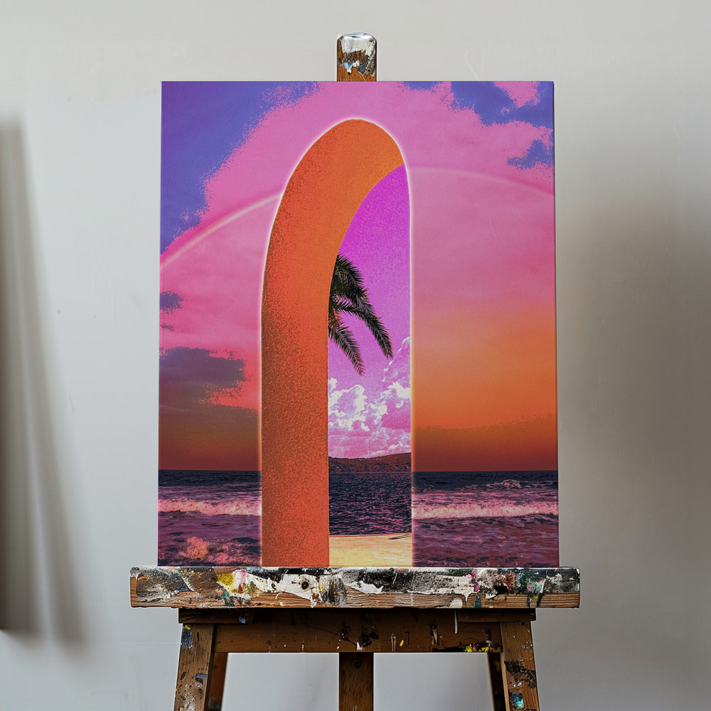 Portaalin Vaporwave | Canvastaulut