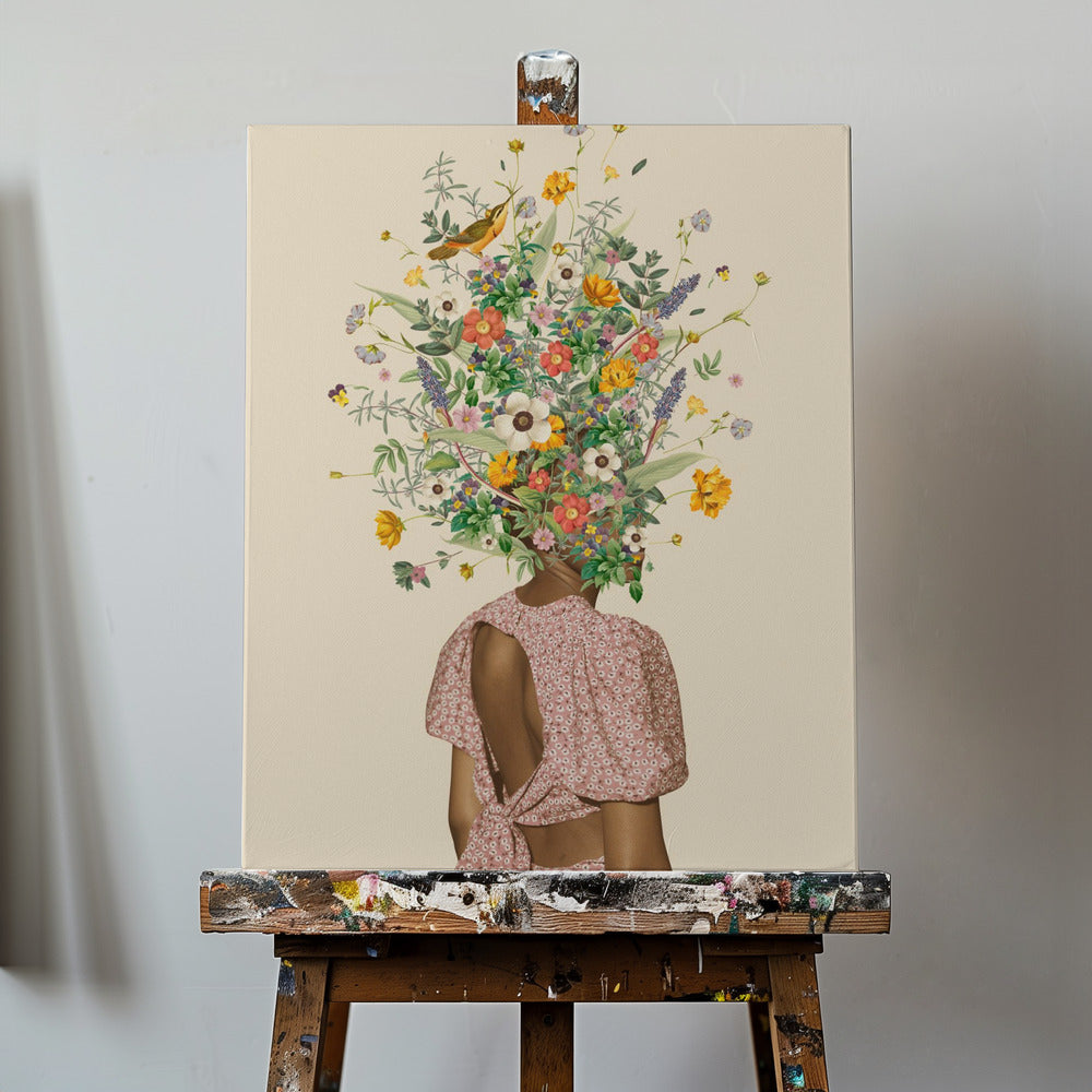 Wildflower bouquet | Canvas