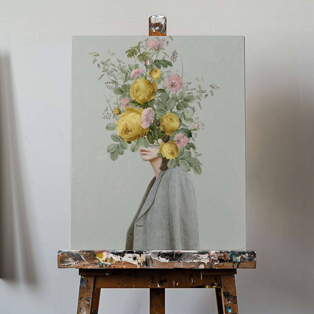 Keltainen kimppu | Canvastaulut