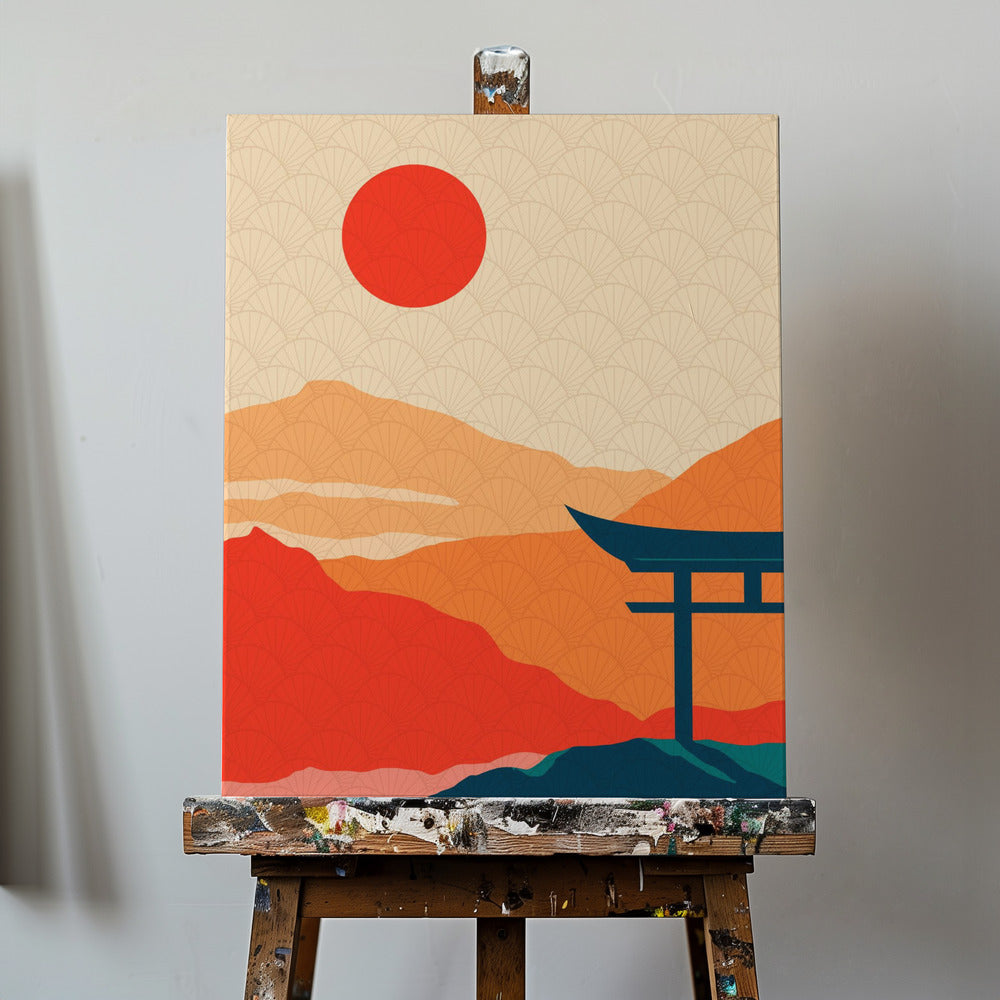 Rozkosz zachodu słońca | Wydruki na łótnie