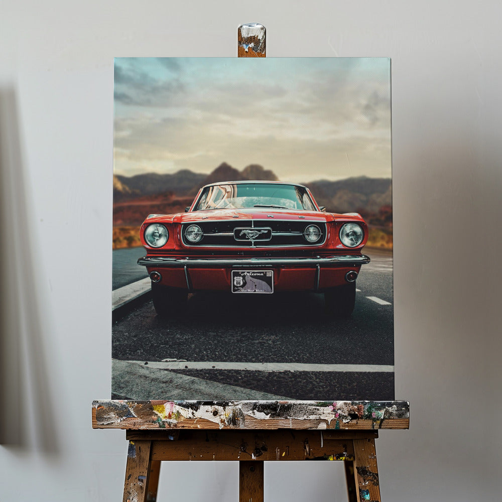 Miłość do zabytkowych samochodów | Wydruki na łótnie