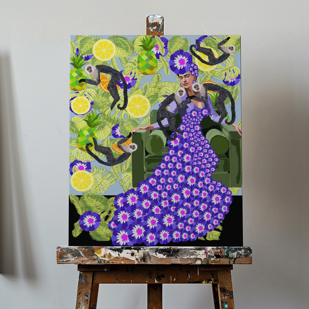 Frida puutarhassa | Canvastaulut