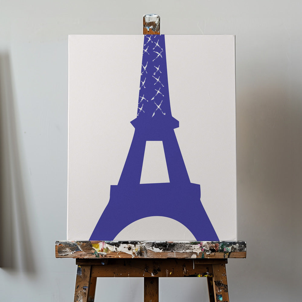 Eiffel Bleu | Canvas