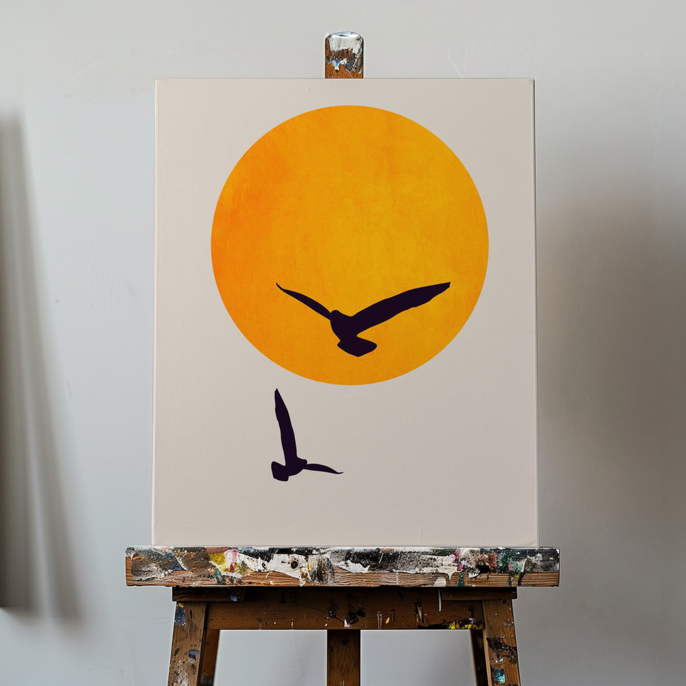 Vögel am Himmel | Leinwand-Bilder