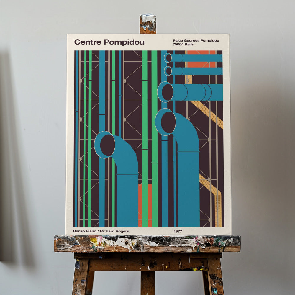 Pompidou | Canvastaulut