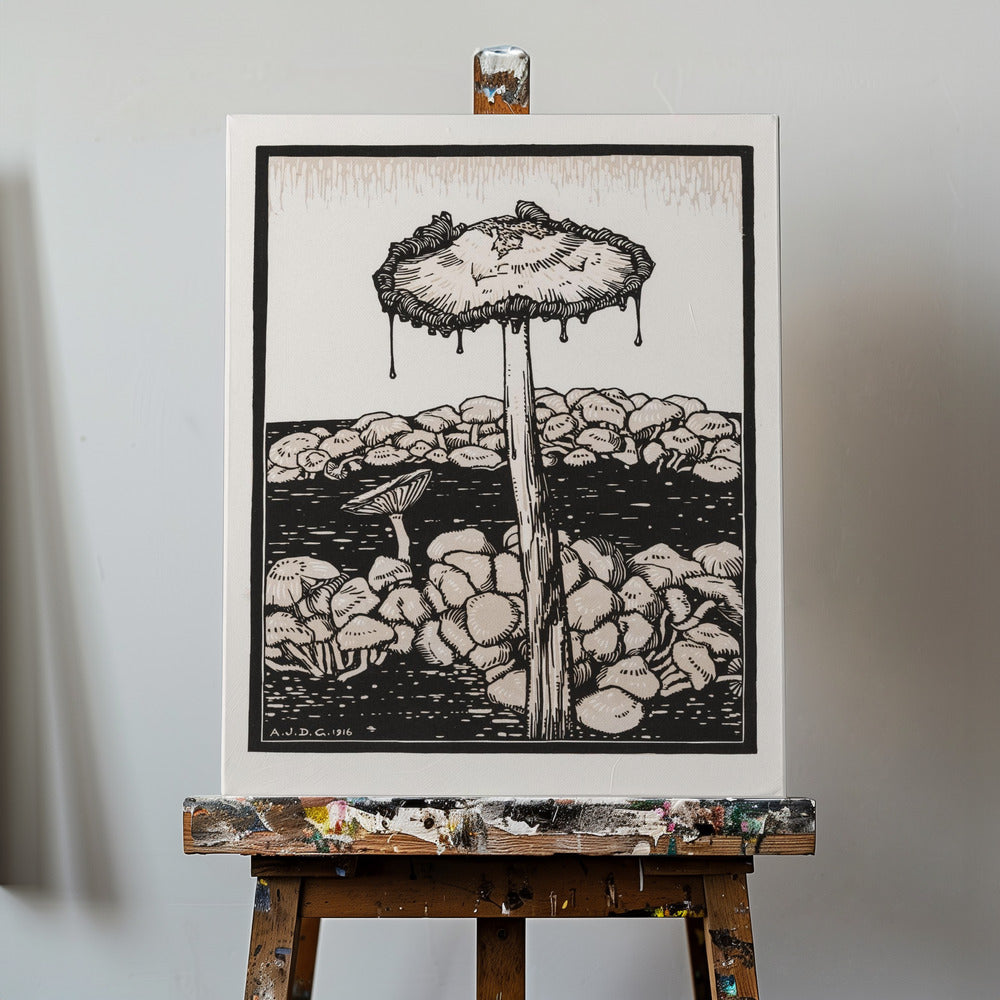 Dripping Mushroom 1916 | Canvas