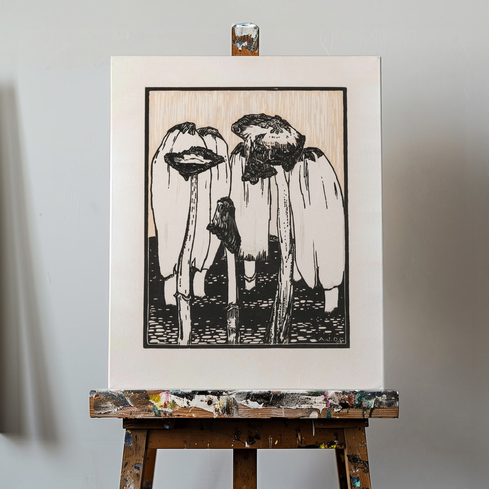 Ink Mushrooms (1915) | Canvas