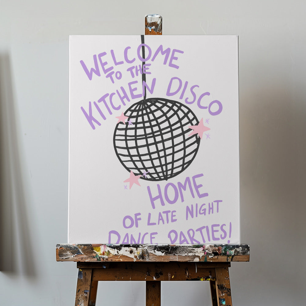 Keittiön diskotunnelmaa | Canvastaulut