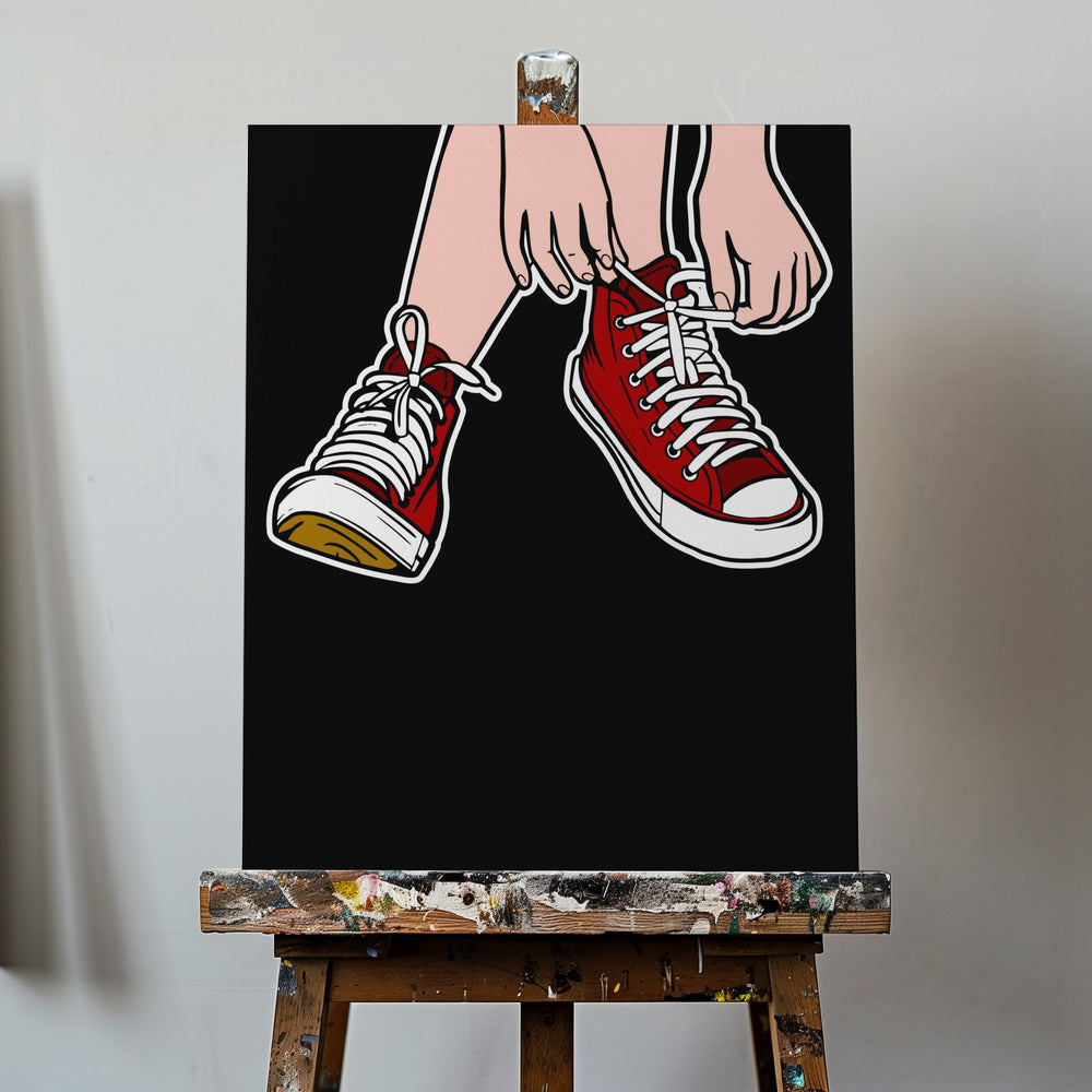 Tie Your Shoe Laces | Canvas