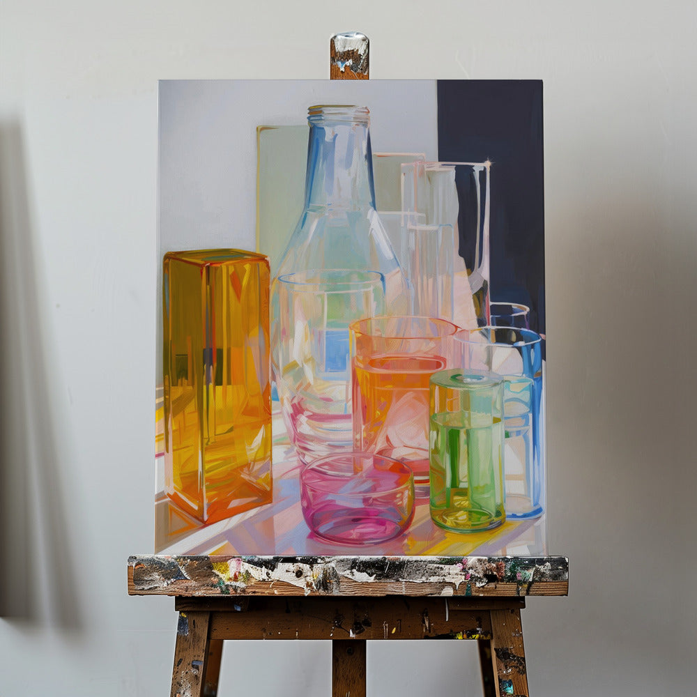 Neon-asetelma nro 1 | Canvastaulut